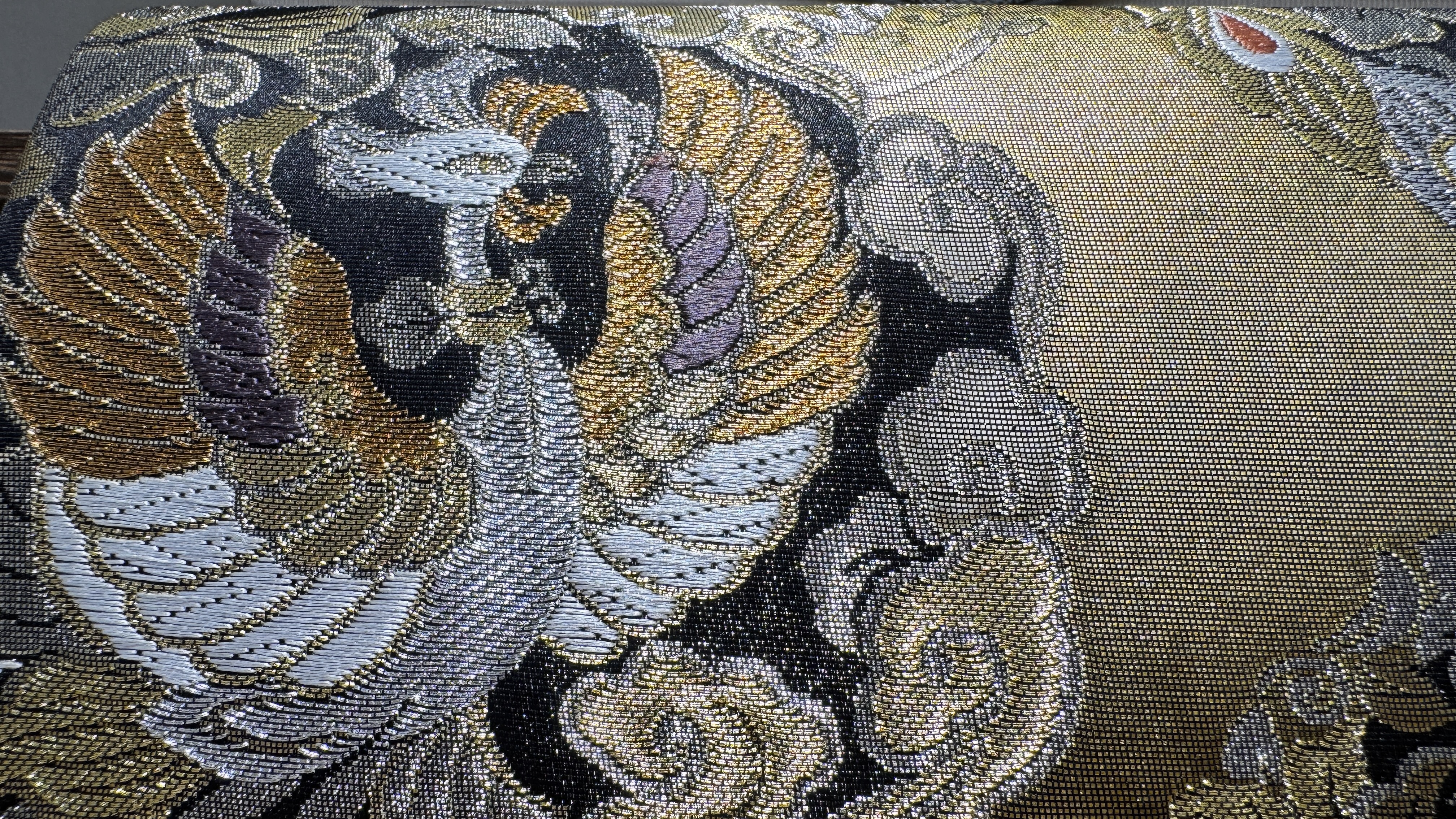 Gold Silver Silk Brocade — Bihart Art